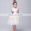 Wholesale clothing high quality fashion splicing girls party wear gown ball dress kids