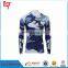 Men's Sublimation Long Sleeve Camol t- Shirts Athletic Training Fitness Sports Jersey