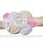 Vintage Rosette Ivory Sashes Kids Flower Sash Belts