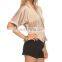 CHEFON Shirred Peplum Blazer CFJ026