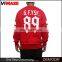 EU style printing fashion Long sleeve red crew neck sweatshirt
