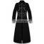 Men Hellraiser Modern Style Dark Gothic Fashion Long Coat