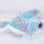 Colorful Bling Dolphin Plush Stuffed Toy Sea Animal Fish With Big Eye Beans