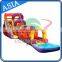 Commercial Adult Inflatable Water Slide With Pool Big Water Slides For Sale