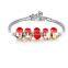 2016 fashion latest newest beautiful Christmas environmental bracelet
