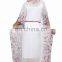 WHITE BLOSSOM MAXI KAFTAN WITH TWISTED BELT
