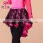 Modern fashion performance lace short dance skirt Q-6034#