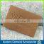 custom fashion embossed brown color jeans leather patch labels