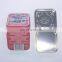 Hot sale small condom tins with hinge