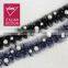 Popular elastic beaded pearl lurex trim in 3cm