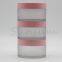 80ml Frosted Plastic Cosmetic Hand And Facial Cream Jar With Pink Lid