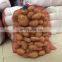 Wholesale UV Mesh Firewood Bags/100% PE mesh bag for onions, potatoes, other vegetables
