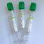 vacuum Heparin blood tube with sodium heparin green top 13*75mm CE ISO13485