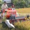 mini tractor combine grain paddy rice wheat harvester for sale