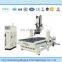 China 4 axis ATC woodworking cnc router/4 axis cnc machine with rotary clamp