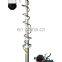 30kg head load 18m air pressure pneumatic telescopic mast for security dome camera