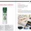 Acoustic insulation materials bonding spray adhesive