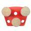 Diamond concrete tool grinding segment trapezoid polishing disc