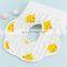 100% Cotton Super Absorbent Baby Flower  Shape Drool Bibs 360 Bibs for Boys Girls Newborn Infant for Drooling and Teething