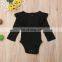 Ribbed Cotton Knitted Baby Rompers Wholesale Romper Newborn Girls Romper
