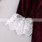 2020 autumn children's girls red lace dress