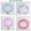 10Styles Baby Girl Bracelets boutique Girl Bangles Love Heart artificial diamond pearl Bracelet Gift party wear