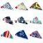 New Eco-Friendly printed fashion cute ten Piece one set bandana dog collar for pets