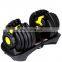 Factory Price Home Body Exercise Adjustable Plastic Dip Dumbbell Set
