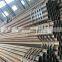 Scaffolded galvanized steel pipes for external walls of buildings