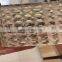 The engraved glass/ engraved  crystal  decorative patterned glass