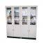 Glass window cold rolled steel school chemistry storage lab cabinet