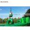 High quality durable large inflatable huge sport interactive game inflatable zip line slide for sale