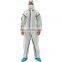 Nonwoven Disposable Coverall Harmat Suits PPE Medical Protection Coverall Suit With Tape