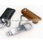 Fashion 16GB Red / Blue / Brown Leather USB Flash Disk Business USB Flash Stick