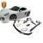 For Porsche Bosxter Cayman 981 Carbon Fiber Car Conversion Body Kits Light Eyebrow Rear Spoiler Side Skirts