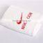 pure cotton single color batten embroidery customized label sport towel