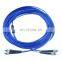 LC-ST Spiral Armored Single Mode Duplex  LSZH PVC Fiber Optic Patch cord Fiber Jumper Glasfaser-Patchkabel