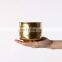 custom 2020 jonathan adler indoor design Gold Ceramic Decorative Bowl with Face Pattern Home Decor Vase for Living Room
