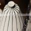 Nordic Minimalist Modern White Ceramic Hand painted Black Line Vase Decor Home