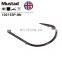 Mustad high carbon steel fishing kits single hook Shape fishing hooks  rust free