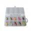 Factory price Mixed color 10pcs/set  mini  Wobblers Crankbait  minnow Lure Set For Saltwater Freshwater Trout Bass Salmon