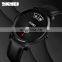 new SKMEI 1490 genuine leather strap stainless steel back water resistant quartz watch for men