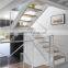 USA Modern Staircase Interiors Double/Single Keel Stairs With Wood Step