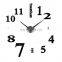 modern design 3d diy mirror frameless wall sticker clock decor