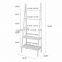 5-Shelf Ladder Bookcase & Flower shelf