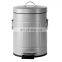 Wholesale kitchen waste bins hand lifting standing waste recycling bin embossed food waste can trash bin