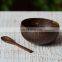 Set Of Natural Eco Friendly Handmade Coconut Shell Bowls And Spoon From Vietnam