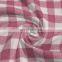 Fancy Yarn 64%Cotton 36%Poly Twill Yarn Dyed Gingham Check Flannel Fabric