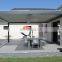 Outdoor Garden Gazebo Roof Bioclimatic Outdoor Pavilion Balcony Waterproof Windproof Aluminium Louvre Pergola