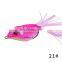 Byloo Amazon Hot Sale 5g 6g 8g 13g 15g Artificial Bait Llastic Lure Frog Fishhooks fishing frog lure soft